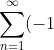 \sum_{n=1}^{\infty}(-1)^{n+1}a_n